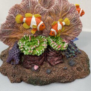 Clownfish Coral Reef Aquarium Decor Aqua Culture Medium